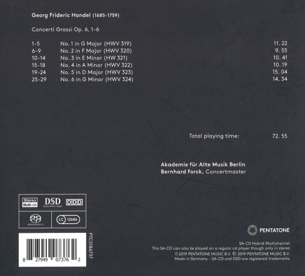 Trackliste, sowie Angaben zu den Mitwirkenden.