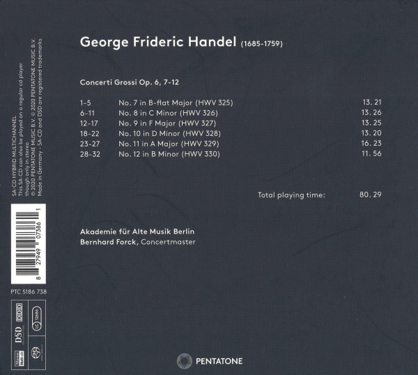 Trackliste. Dazu Angaben zu Komponist und Mitwirkenden.