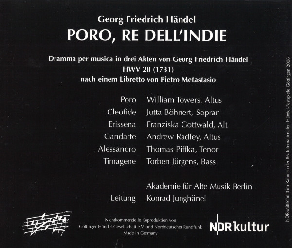 Angaben zu Werk, Interpreten und Mitwirkenden.