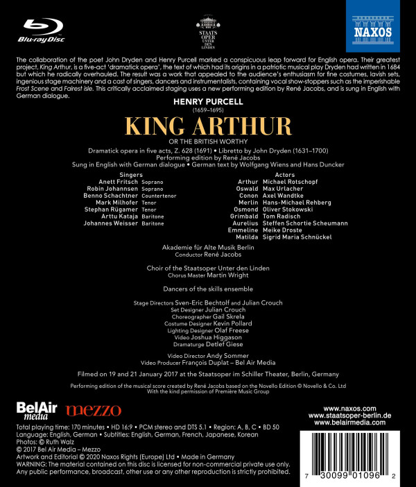 Angaben zu Komponist, Werk und Mitwirkenden