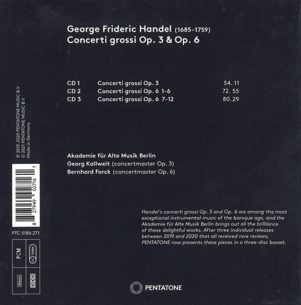 Trackliste. Außerdem Informationen zum Komponist und den Mitwirkenden.