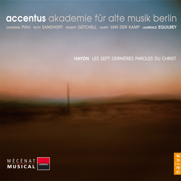 Ein verchwommenes landschaftsbild in Abendstimmung. Darüber Angaben zu den Mitwirkenden und Infos zum Werk.