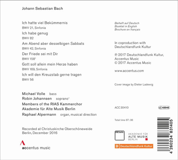 Trackliste. Außerdem Komponist, Titel und Mitwirkende.
