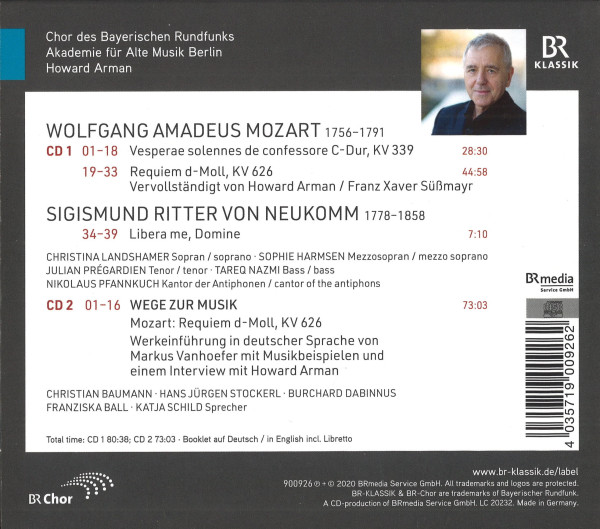 Informationen zu Komponisten, Werk und Mitwirkenden.